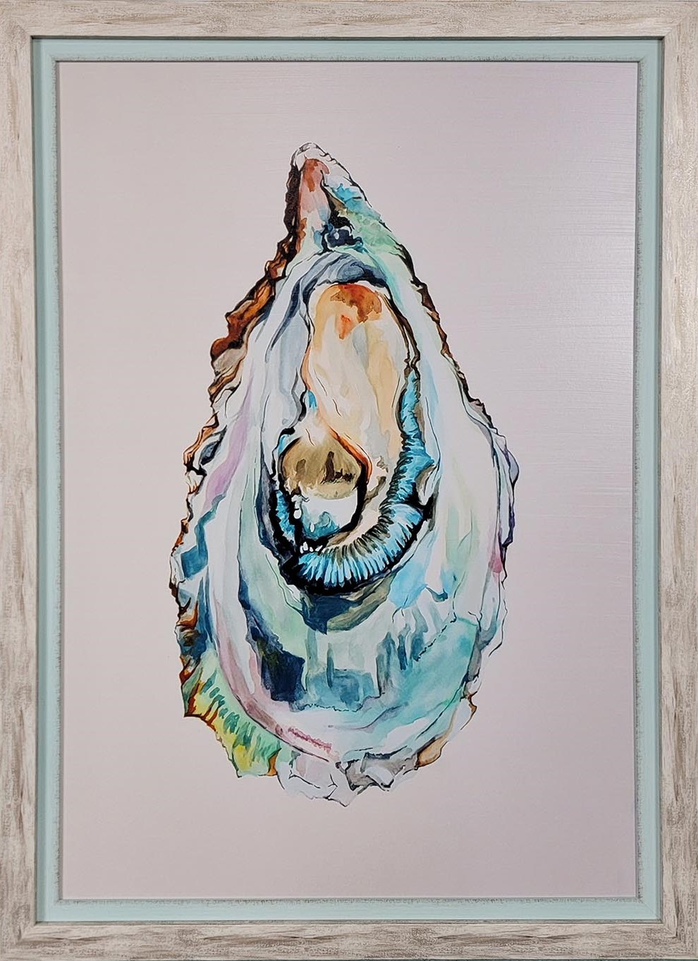 Bright Blue Oysters II (New Frame)