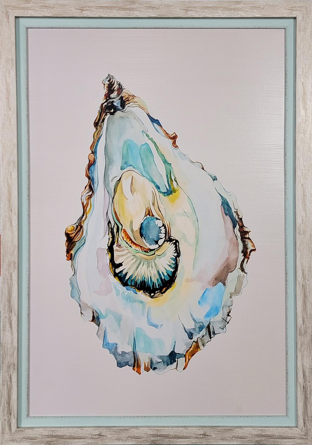 Bright Blue Oysters I (New Frame)