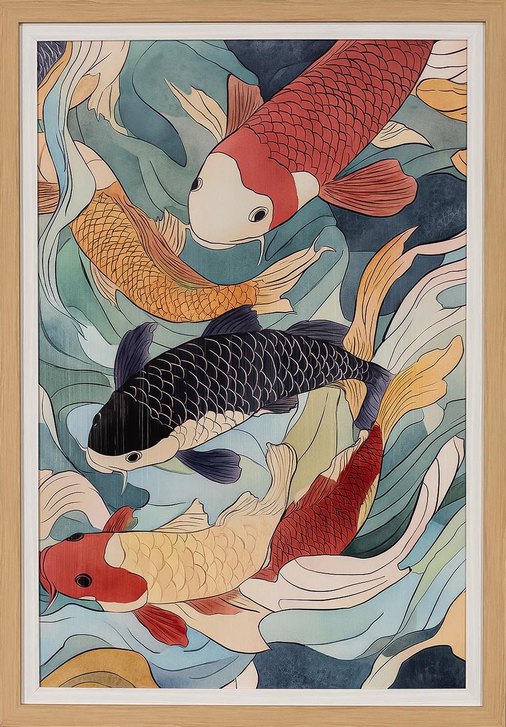 Nishikigoi Utsukushi II — Fish artwork