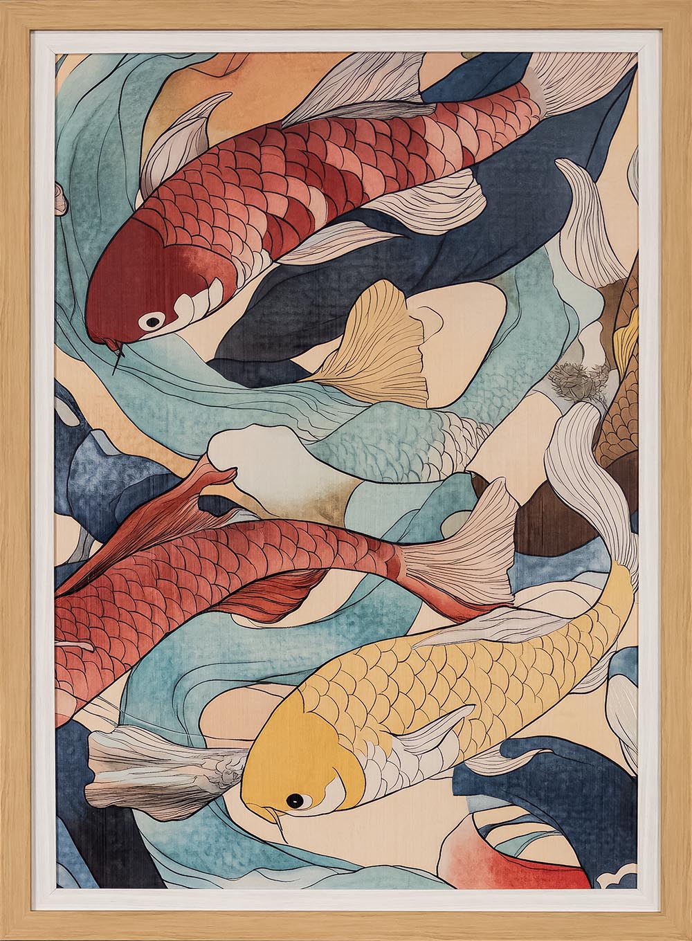 Nishikigoi Utsukushi I — Fish artwork