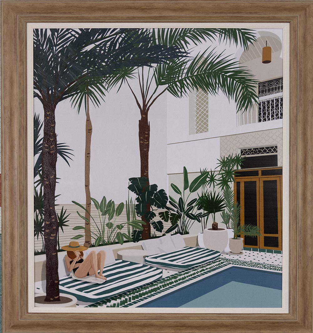 Vacationing Veronica — Pool artwork